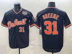 Detroit Tigers #31 Riley Greene Navy Fedasgoge 2026 Alternate USA 250' Patch Vapor Premier Limited Stitched Jersey
