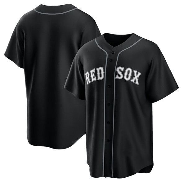 Boston Red Sox Blank Black Fedasgoge Lights Out Limited Stitched Jersey
