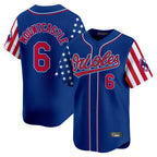 Baltimore Orioles #6 Ryan Mountcastle Player Royal Fedasgoge Independence Day Vapor Premier Limited Home Game Stitched Jerseys
