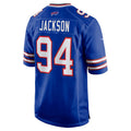 B.Bills #94 Landon Jackson Royal Fedasgoge Team Game Jersey