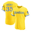 Boston Red Sox #35 Garrett Crochet Player Yellow Fedasgoge Limited Elite Home Game Stitched Jerseys1