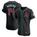 Arizona Diamondbacks #14 Gabriel Moreno Player Black Fedasgoge Limited Elite Home Game Stitched Jerseys
