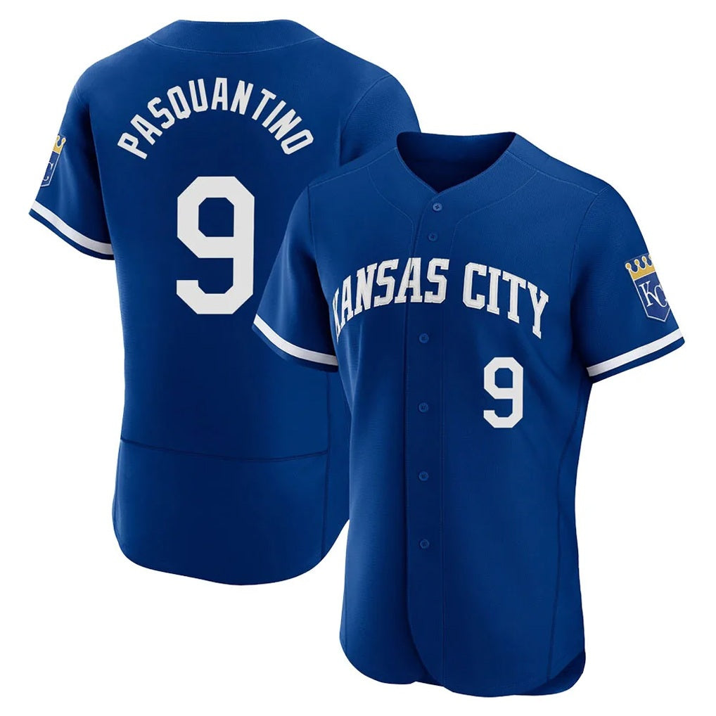 Kansas City Royals #9 Vinnie Pasquantino Player Royal Fedasgoge City Connect Limited Elite Home Game Stitched Jerseys