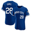 Kansas City Royals #28 Kyle Isbel Player Royal Fedasgoge City Connect Limited Elite Home Game Stitched Jerseys