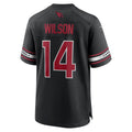 A.Cardinals #14 Michael Wilson Black Alternate Game Jersey Fedasgoge