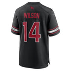 A.Cardinals #14 Michael Wilson Black Alternate Game Jersey Fedasgoge