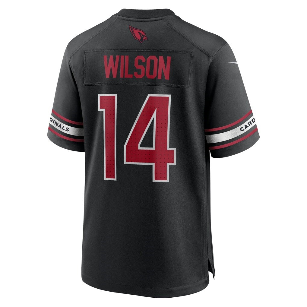 A.Cardinals #14 Michael Wilson Black Alternate Game Jersey Fedasgoge