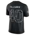A.Cardinals #40 Pat Tillman Black 2026 Salute to Service Retired Player Stitched Limited Football jersey Fedasgoge