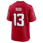 A.Falcons #13 Cooper Rush Red Team Game Football jersey Fedasgoge