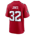 A.Falcons #32 Cash Jones Red Team Game Football jersey Fedasgoge
