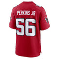 A.Falcons #56 Harold Perkins Jr Red Team Game Football jersey Fedasgoge