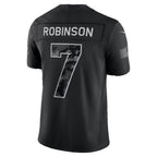 A.Falcons #7 Bijan Robinson Black 2026 Salute to Service Stitched Limited Football jersey Fedasgoge