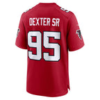 A.Falcons #95 Gervon Dexter Sr. Red Team Game Football jersey Fedasgoge