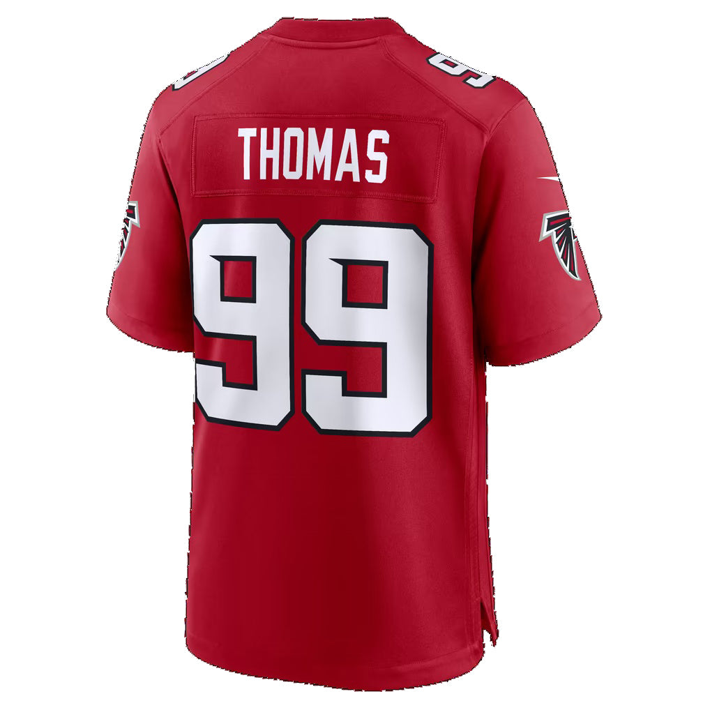 A.Falcons #99 Cameron Thomas Red Team Game Football jersey Fedasgoge