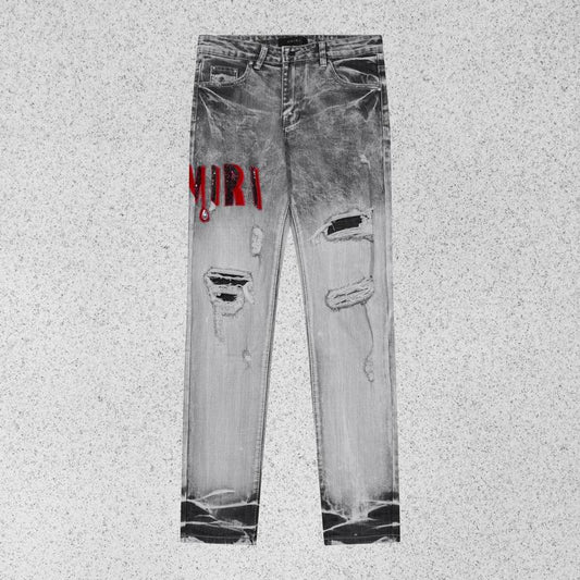 Men's Amiri Fashionable Casual Jeans Pants Size M-2XL