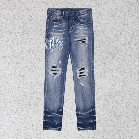Men's Amiri Fashionable Casual Jeans Pants Size M-2XL