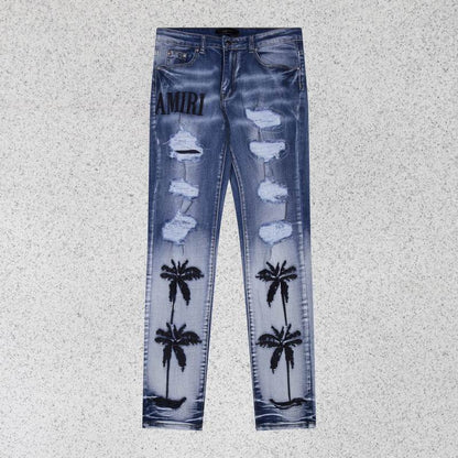 Men's Amiri Fashionable Casual Jeans Pants Size M-2XL