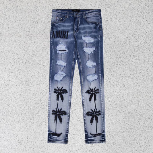 Men's Amiri Fashionable Casual Jeans Pants Size M-2XL