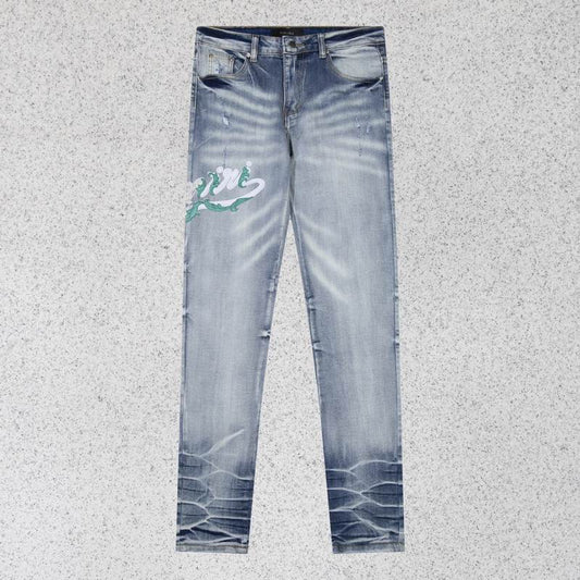 Men's Amiri Fashionable Casual Jeans Pants Size M-2XL