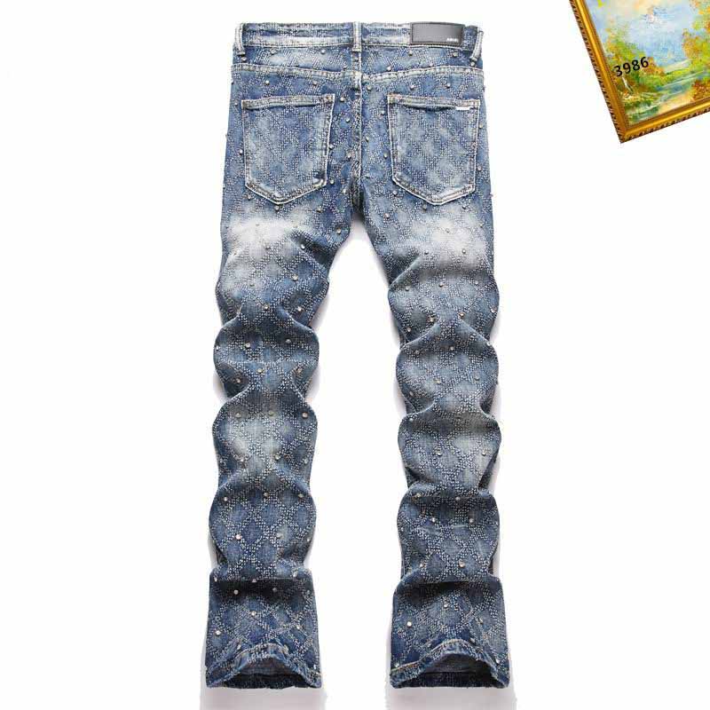 Men's Amiri Fashionable Casual Jeans Pants Size 28-38