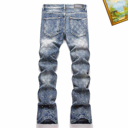 Men's Amiri Fashionable Casual Jeans Pants Size 28-38