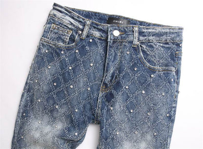 Men's Amiri Fashionable Casual Jeans Pants Size 28-38