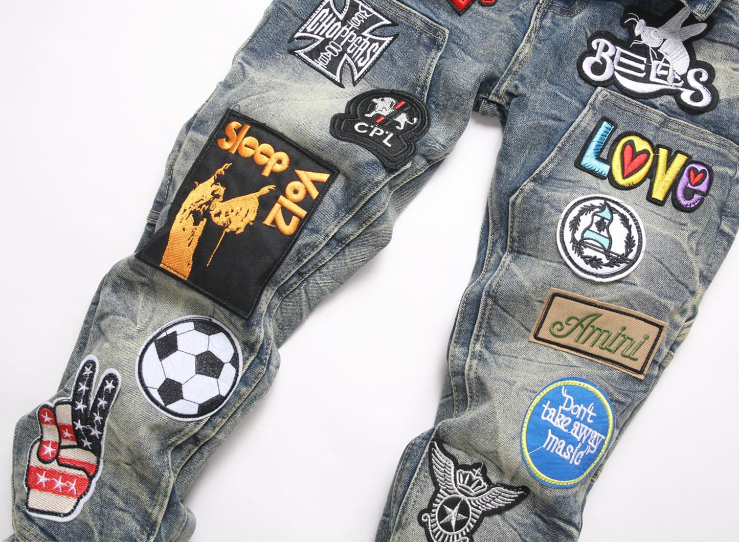 Men's Amiri Fashionable Casual Jeans Pants Size 29-38