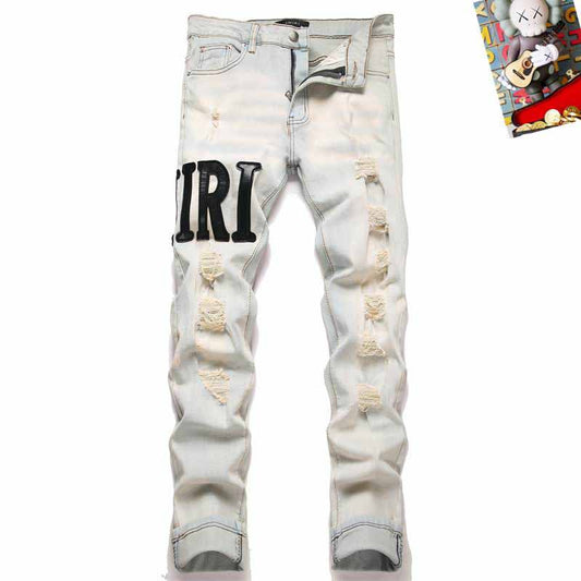 Men's Amiri Fashionable Casual Jeans Pants Size 29-38
