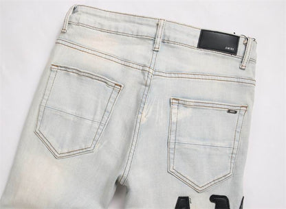Men's Amiri Fashionable Casual Jeans Pants Size 29-38