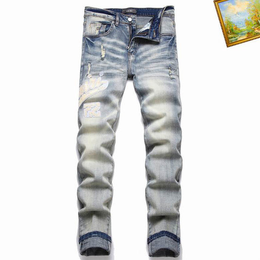 Men's Amiri Fashionable Casual Jeans Pants Size 28-38