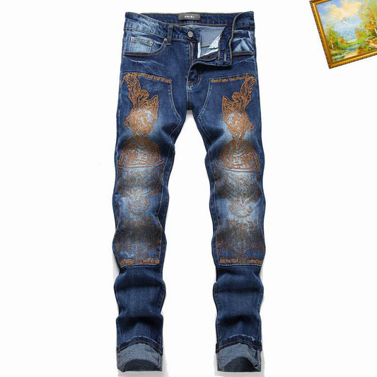 Men's Amiri Fashionable Casual Jeans Pants Size 28-38