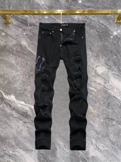 Men's Amiri Fashionable Casual Jeans Pants Size 29-38