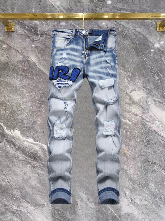 Men's Amiri Fashionable Casual Jeans Pants Size 29-38