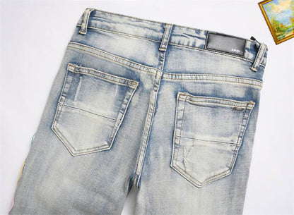 Men's Amiri Fashionable Casual Jeans Pants Size 29-38