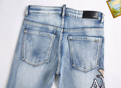 Men's Amiri Fashionable Casual Jeans Pants Size 29-38