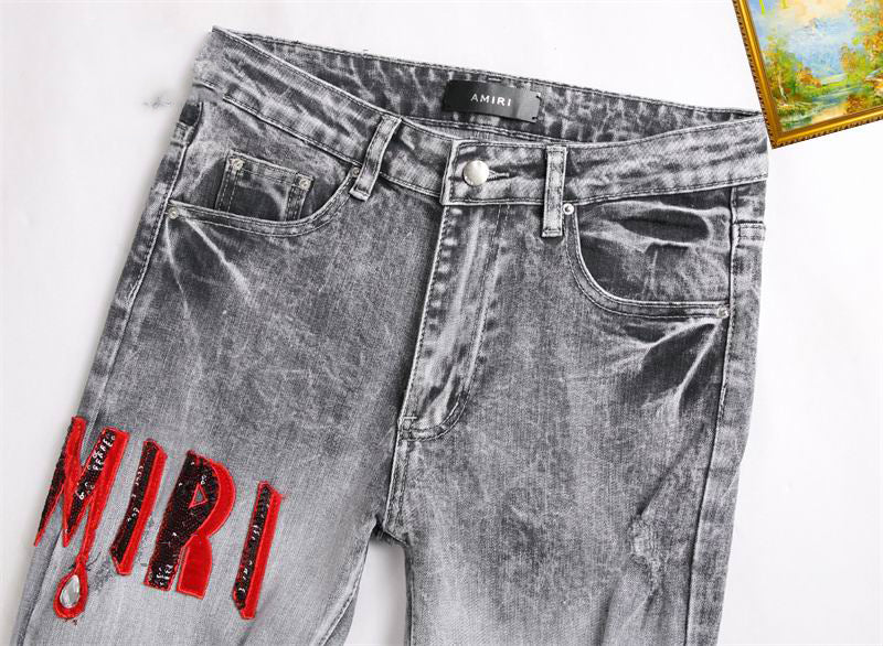 Men's Amiri Fashionable Casual Jeans Pants Size 29-38