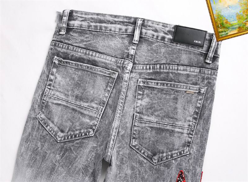 Men's Amiri Fashionable Casual Jeans Pants Size 29-38