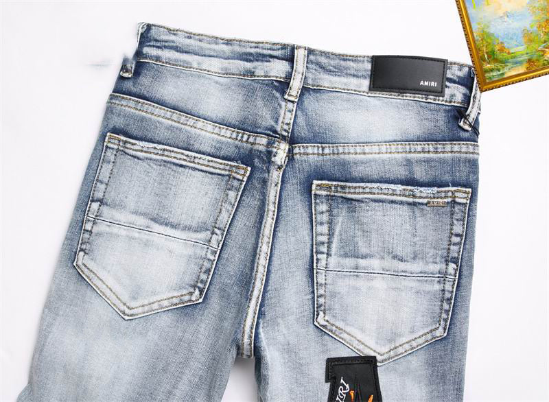 Men's Amiri Fashionable Casual Jeans Pants Size 29-38