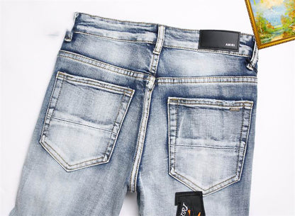 Men's Amiri Fashionable Casual Jeans Pants Size 29-38