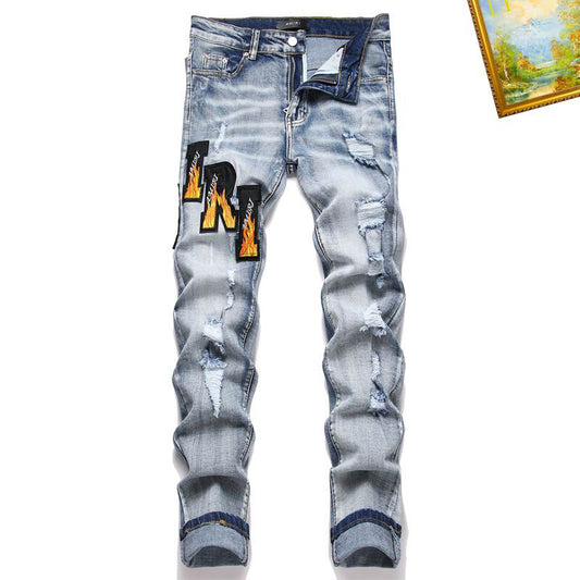 Men's Amiri Fashionable Casual Jeans Pants Size 29-38