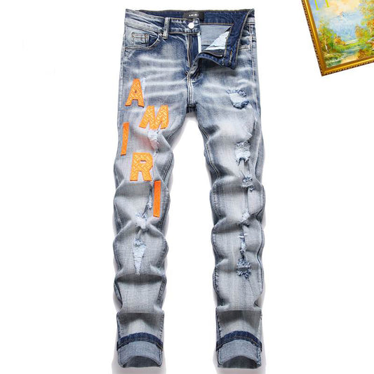 Men's Amiri Fashionable Casual Jeans Pants Size 29-38