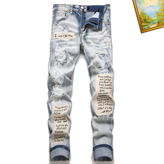 Men's Amiri Fashionable Casual Jeans Pants Size 29-38