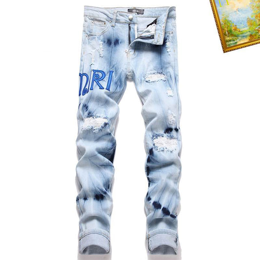 Men's Amiri Fashionable Casual Jeans Pants Size 29-38