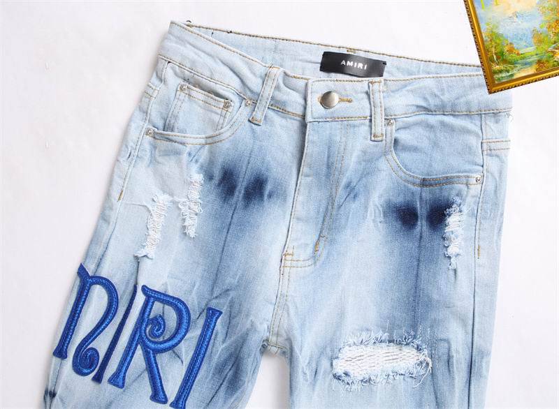 Men's Amiri Fashionable Casual Jeans Pants Size 29-38