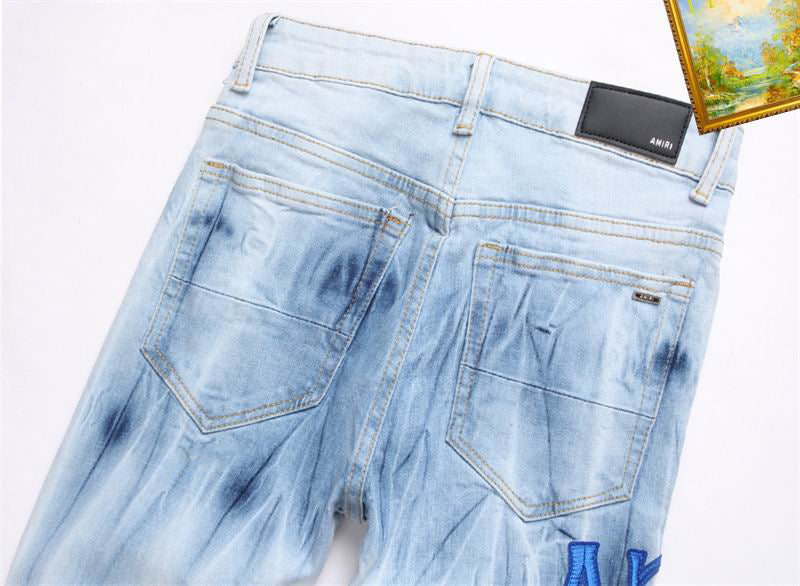 Men's Amiri Fashionable Casual Jeans Pants Size 29-38