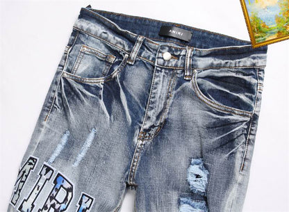 Men's Amiri Fashionable Casual Jeans Pants Size 29-38