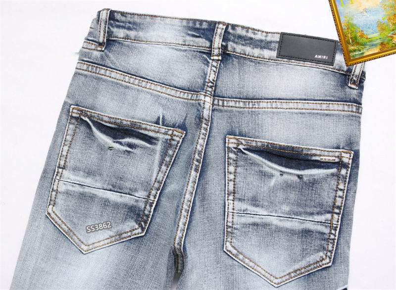 Men's Amiri Fashionable Casual Jeans Pants Size 29-38