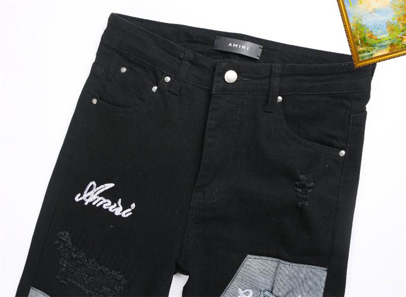 Men's Amiri Fashionable Casual Jeans Pants Size 29-38