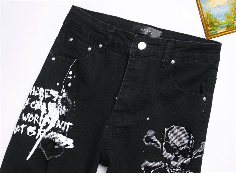Men's Amiri Fashionable Casual Jeans Pants Size 29-38
