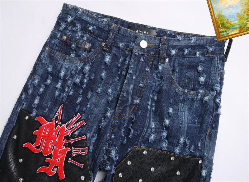 Men's Amiri Fashionable Casual Jeans Pants Size 29-38